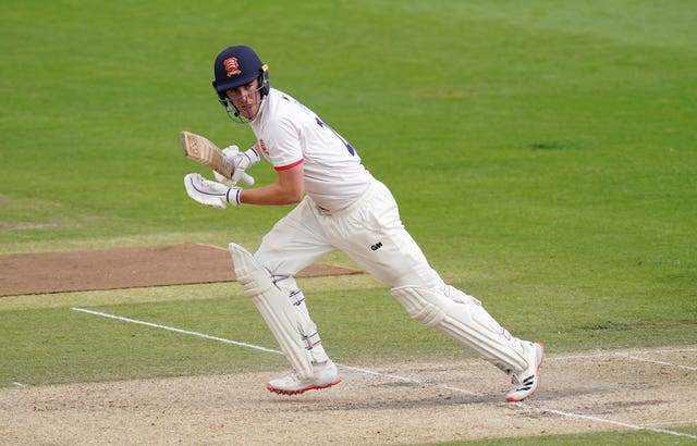 Dan Lawrence made an impression on his first day as a Test batsman.