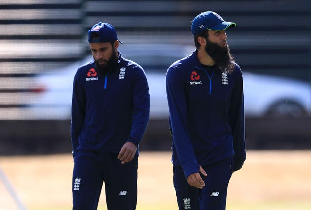 Moeen Ali (right) believes the sky is the limit for Adil Rashid (left).