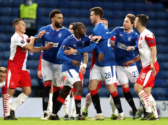 Rangers v Slavia Prague – UEFA Europa League – Round of Sixteen – Second Leg – Ibrox Stadium