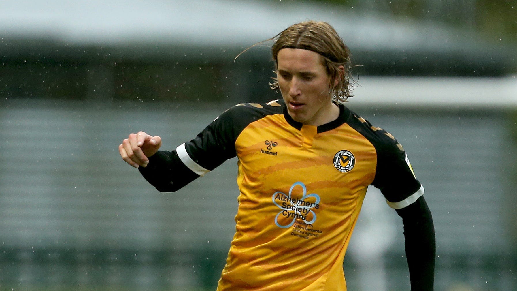 Newport County�s Aaron Lewis