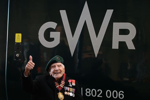 D-Day veteran given train honour