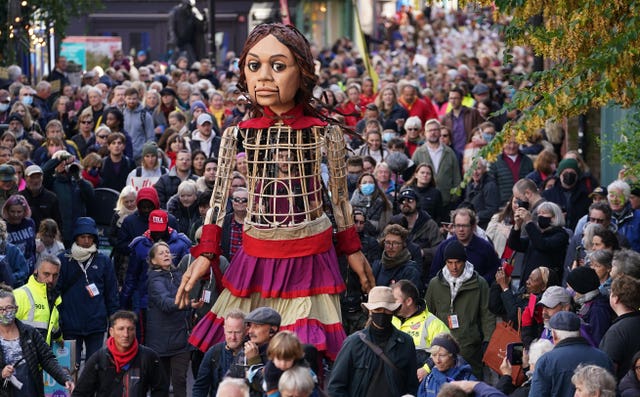 Little Amal puppet walk