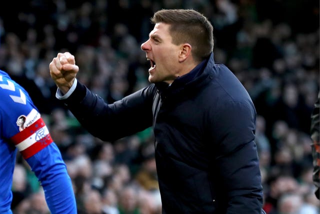 Rangers are two points behind Celtic at the top of the Ladbrokes Premiership but have a game in hand
