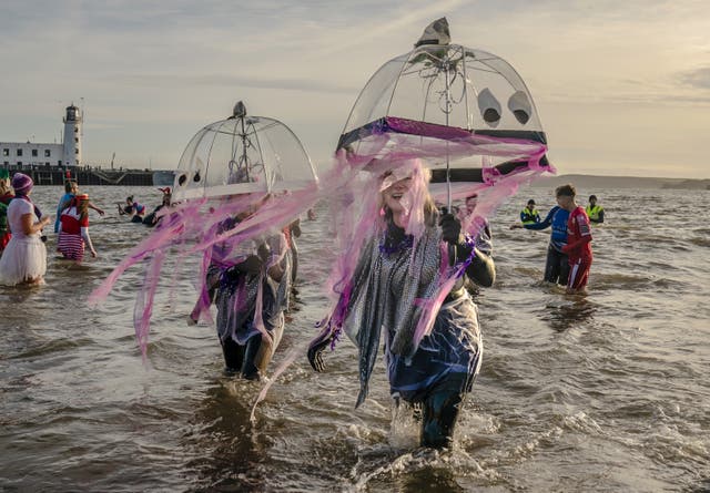 New Year’s Day dip