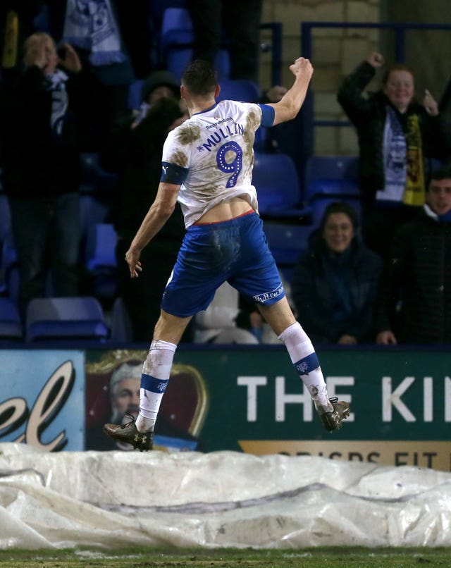 Paul Mullin was the Tranmere hero after scoring the winning goal