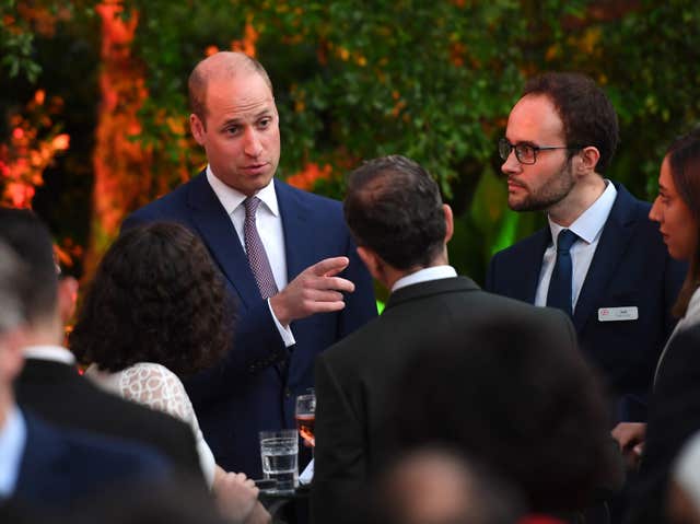 The Duke of Cambridge attends the Queen’s birthday party in Jordan