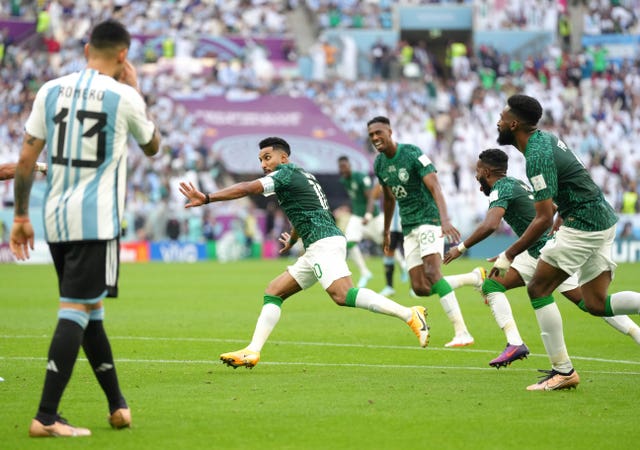 Saudi Arabia stunned Argentina 