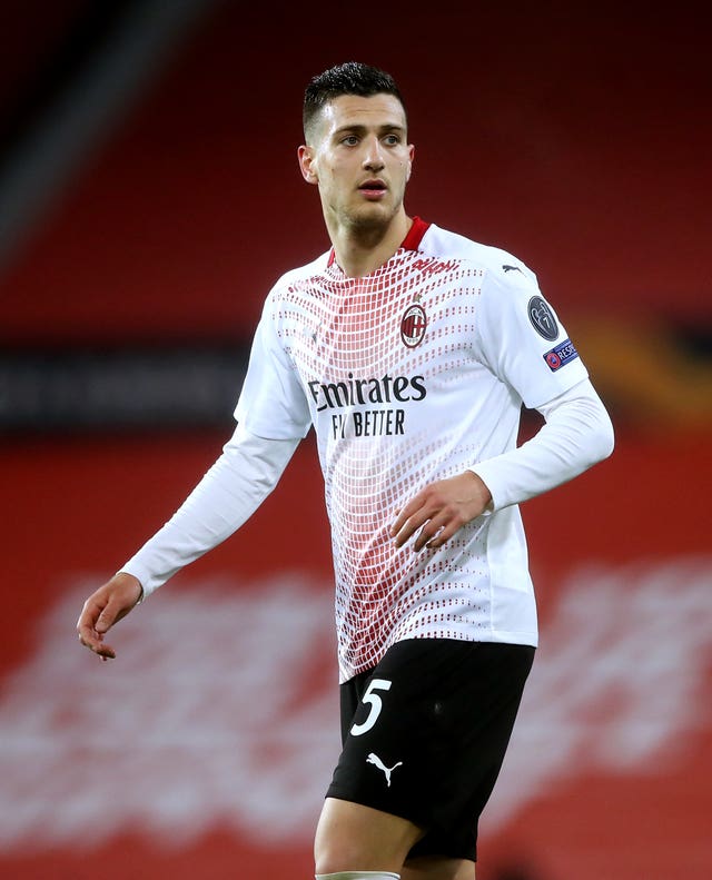 Diogo Dalot spent last season on loan at AC Milan