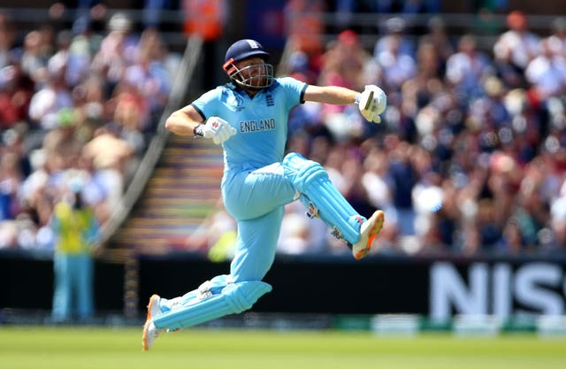 Jonny Bairstow celebrates his century at Chester-le-Street