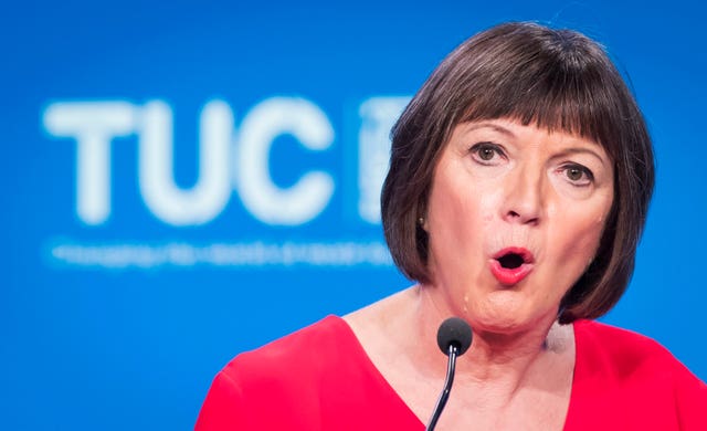 TUC general secretary Frances O’Grady