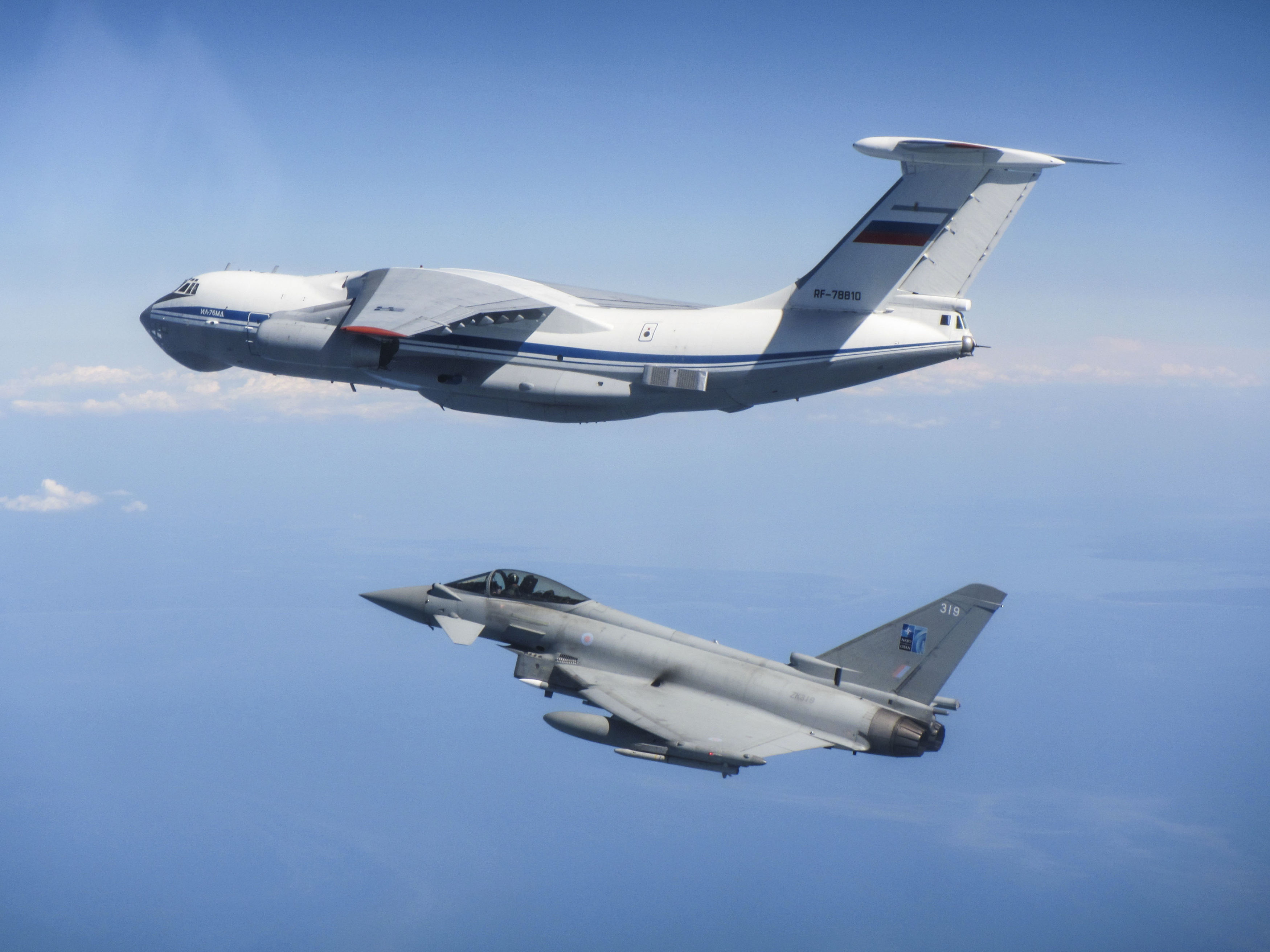 RAF Typhoon Jets Intercept Russian Military Aircraft Near Estonia ...