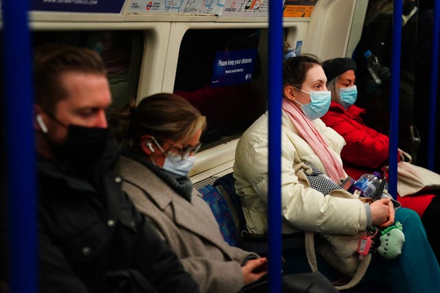 Dozens of people were fined for not wearing masks (PA)