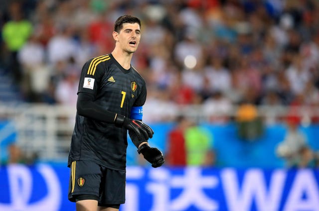 Courtois helped Belgium to finish third in the World Cup.