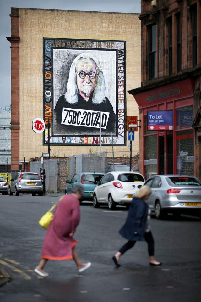 Billy Connolly mural