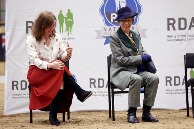 Royal visit to the Riding for the Disabled Association (RDA) National Championships