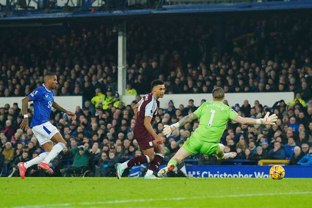 Ollie Watkins scores Aston Villa's goal