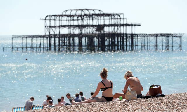 The UK sweltered in high temperatures at the end of June (Andrew Matthews/PA)