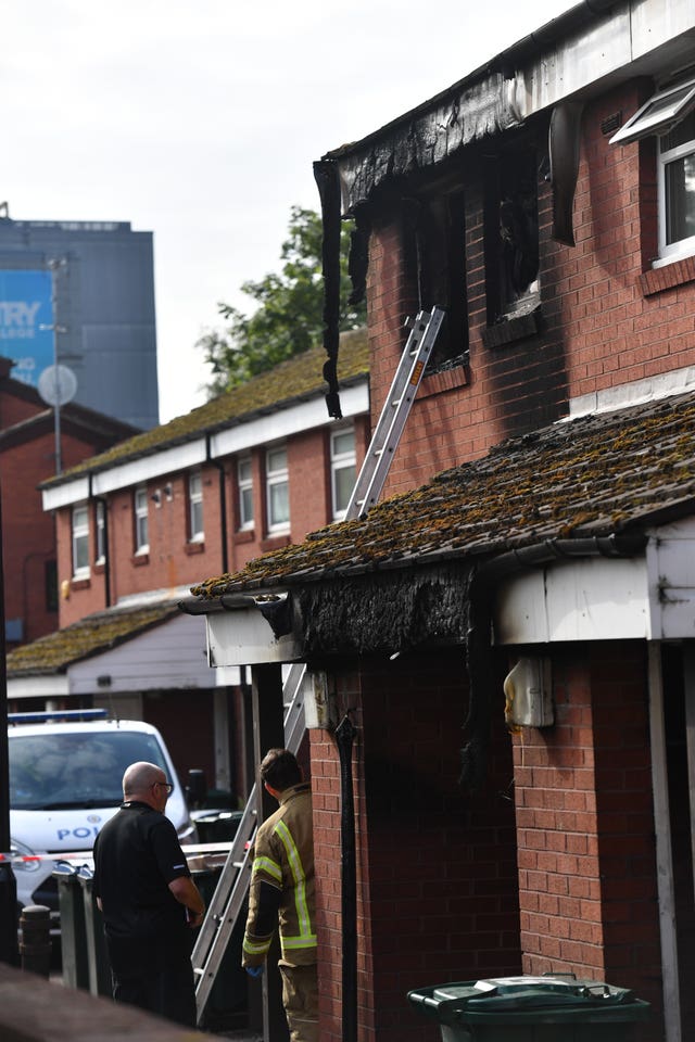 Coventry flat fire
