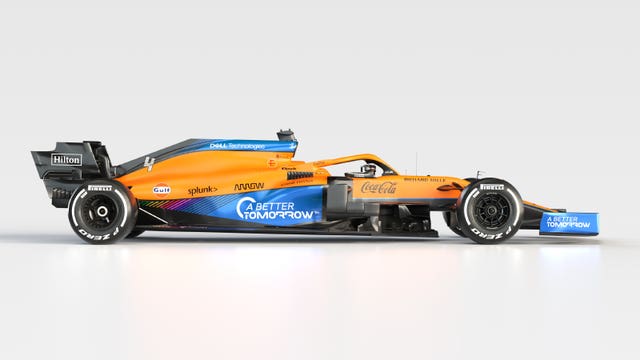 The new McLaren MCL35M Mercedes