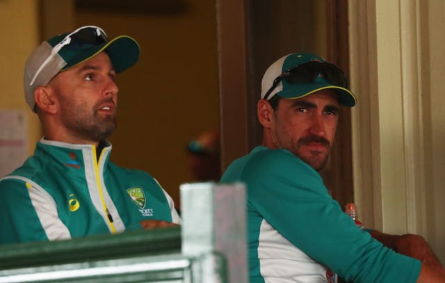 Lyon (left) and Starc (right) are still going strong.