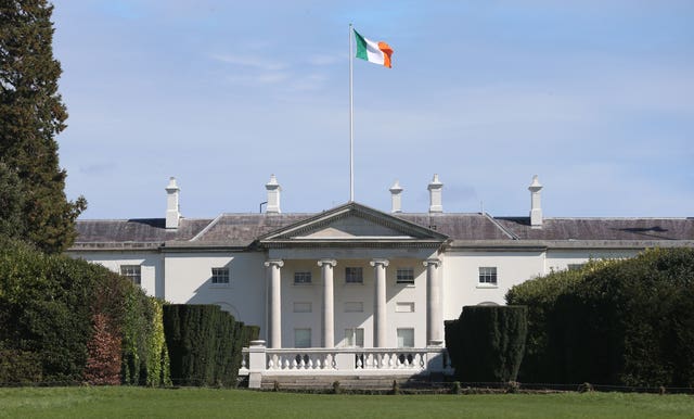 The home of the Irish president in Phoenix Park, Dublin