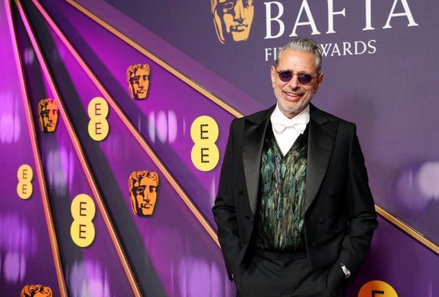 Jeff Goldblum attending the 78th British Academy Film Awards at the Royal Festival Hall, Southbank Centre, London 