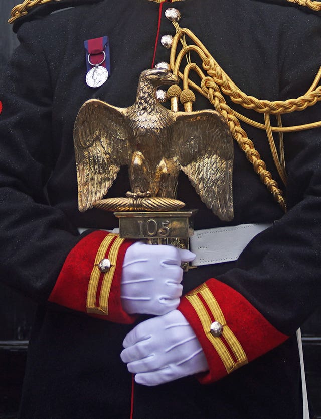 The Waterloo Eagle arrived in London on June 21, 1815 - 206 years ago on Monday (Victoria Jones/PA)