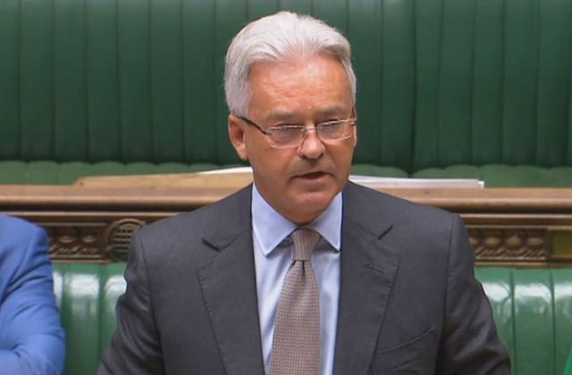 Foreign Office minister Sir Alan Duncan