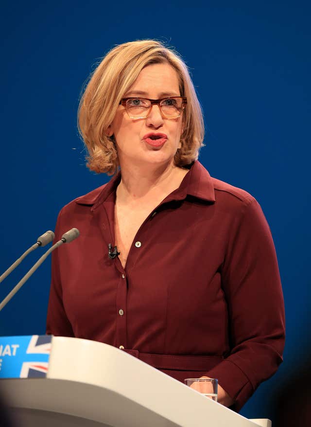 Home Secretary Amber Rudd 