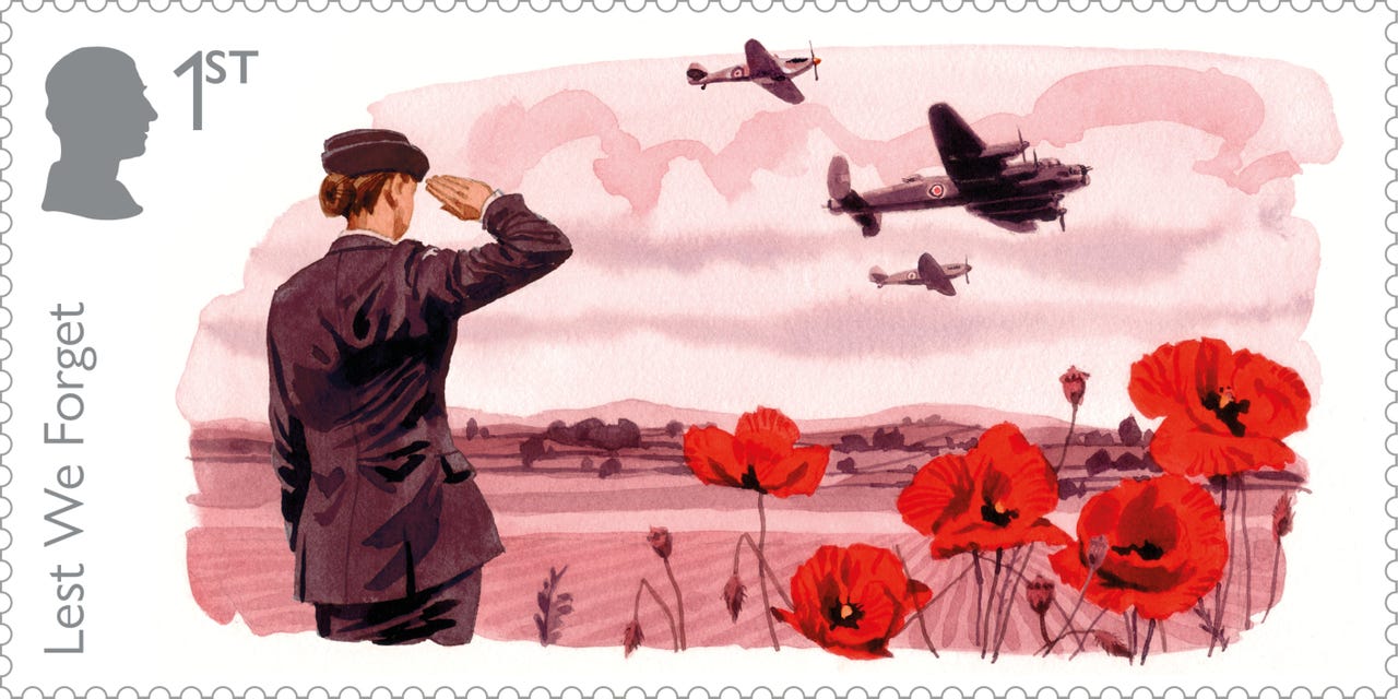 Poppy-coloured stamp set honours armed forces | Northwich Guardian