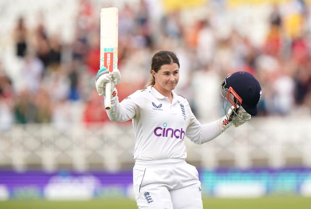 England were unable to capitalise on Tammy Beaumont's double century (Tim Goode/PA)