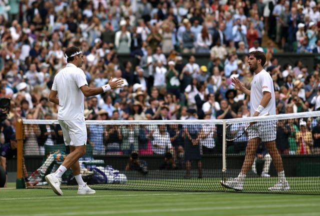 Cameron Norrie was beaten by Roger Federer last year at Wimbledon