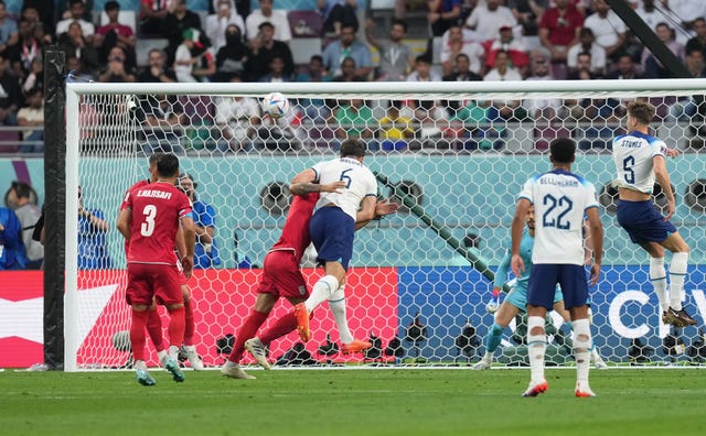 Harry Maguire impressed Jordan Pickford against Iran