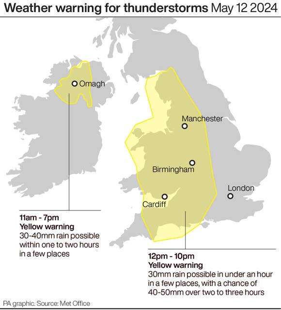 Chance to see Northern Lights before thunderstorms bring end to fine ...