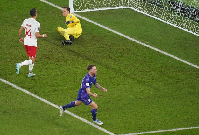 Alexis Mac Allister scored against Poland in Qatar