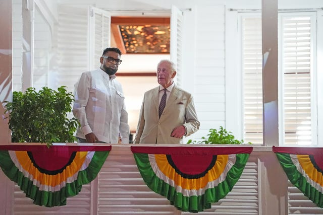 Royal visit to Guyana