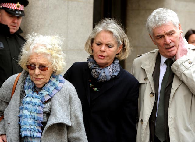 The family of Daniel Morgan outside the Old Bailey in 2011