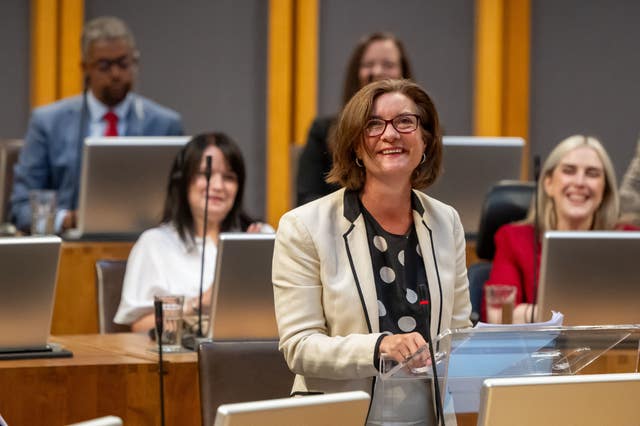 First Minister Eluned Morgan has announced above inflation pay rises for hundreds of thousands of public sector workers in Wales (Matthew Horwood/Welsh Government)