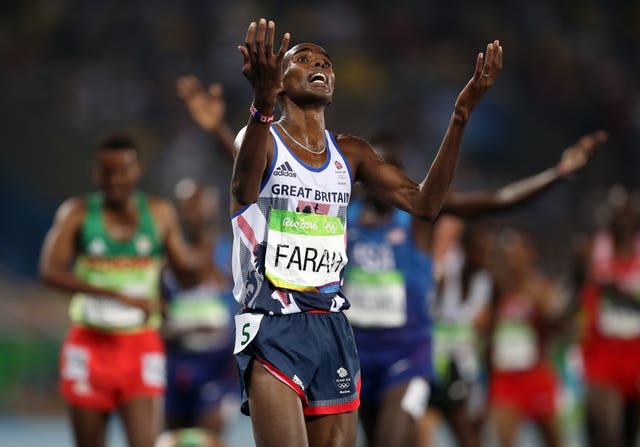 Mo Farah won two of Team GB's 10 athletics medals at Rio 2016