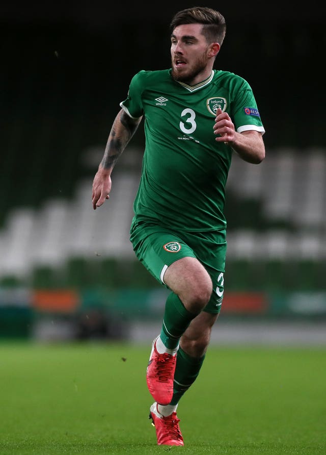 Republic of Ireland’s Ryan Manning in Nations League action against Bulgaria