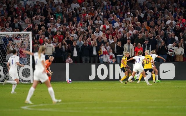 Alessia Russo, right, made a big impact off the bench at the Euros 