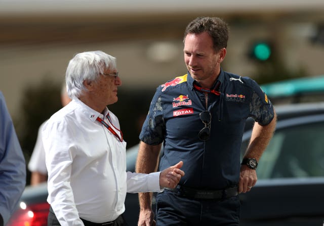 Bernie Ecclestone, left, has had his say on the F1 calendar