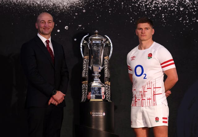 Steve Borthwick and Owen Farrell 