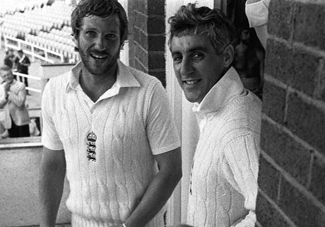 Botham (left) was revitalised by Brearley (right).
