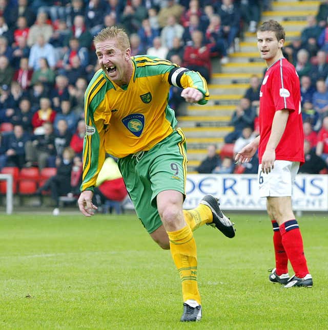 Former Norwich striker Iwan Roberts is a participant in the project