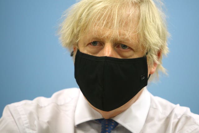 Prime Minister Boris Johnson is preparing a road map for exiting lockdown (Geoff Caddick/PA)