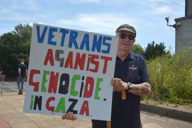 Palestine Solidarity Campaign protest