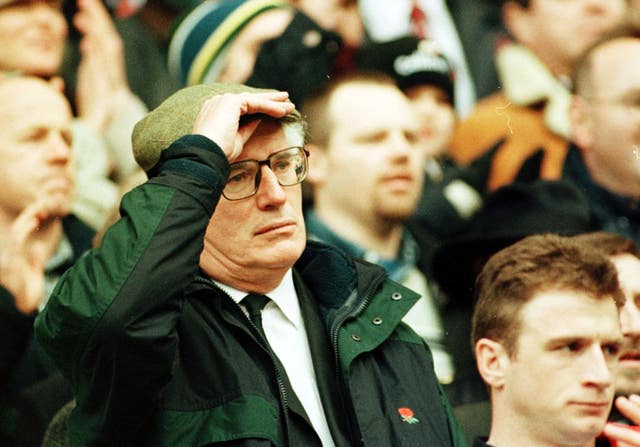 Jack Rowell was England head coach between 1995 and 1997 when rugby union changed from amateur to a professional sport