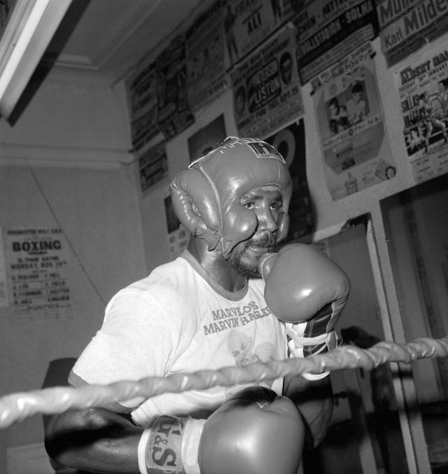 Marvin Hagler was the middleweight champion between 1980 and 1987 (PA)