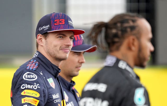 Max Verstappen and Lewis Hamilton file photo